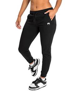 Venum Damen Venum Essential Joggers - Black Sweatpants, Schwarz, XS EU von Venum