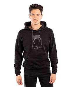 Venum Herren Classic Hoodie Sweatshirts, Schwarz/Schwarz, XXL von Venum