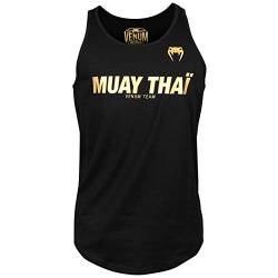 Venum Herren Muay Thai Vt Tank-Tops, schwarz/goldfarben, S von Venum