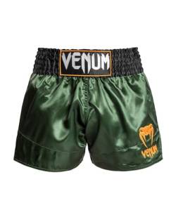 Venum Unisex Classic Shorts, Grün/Schwarz/Gold, L von Venum