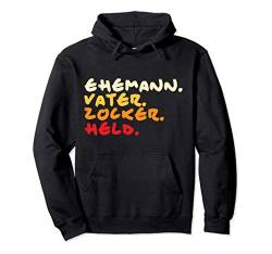 Ehemann Lustiges Gamer Zocker-Sprüche Weihnachts-Geschenk Pullover Hoodie von VepaDesigns Gaming