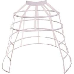 Vepoty Ausgehöhlter Caged 5-Hoop Bustle Viktorianischer Petticoat Rock Hochzeit Brautkleid Cosplay Pannier Crinoline Unterrock Slip von Vepoty