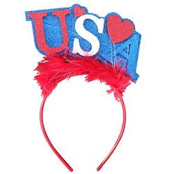 Vepoty Patriotisches Stirnband 4. Juli Party Bevorzugt Das Us -amerikanische Stirnband Für Memorial Independence Day Valentinstag Dekorationen von Vepoty