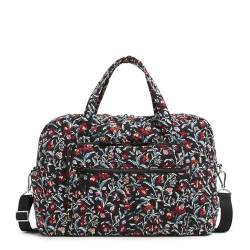 Vera Bradley Damen Weekender Reisetasche aus Baumwolle, Stauden Noir, Einheitsgröße von Vera Bradley