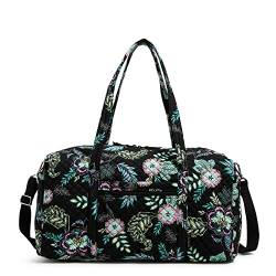 Vera Bradley Große Reisetasche für Damen aus Baumwolle, Island Garden – recycelte Baumwolle, Einheitsgröße von Vera Bradley