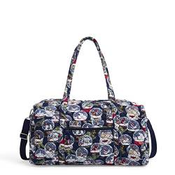 Vera Bradley Große Reisetasche für Damen aus Baumwolle, Schneekugeln – recycelte Baumwolle, Einheitsgröße, Große Reisetasche aus Baumwolle von Vera Bradley