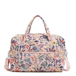 Vera Bradley Wochenend-Reisetasche aus Baumwolle für Damen, Paradise Coral, Einheitsgröße von Vera Bradley