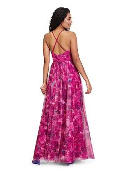 Vera Mont Damen Abendkleid mit Blumenprint Pink/Rosa,34 von Vera Mont