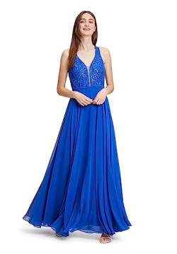 Vera Mont Damen Abendkleid mit Pailletten, Jewel Blue, 42 von Vera Mont