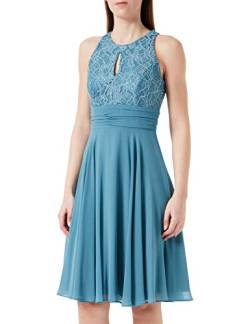 Vera Mont Damen Abendkleid mit Spitze Smoky Teal,40 von Vera Mont