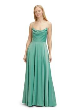 Vera Mont Damen Abendkleid mit Wasserfallausschnitt Light Green,34 von Vera Mont