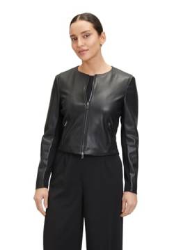 Vera Mont Damen Blazer-Jacke mit Reißverschluss Schwarz,40 von Vera Mont