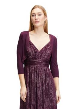 Vera Mont Damen Bolero-Jacke figurbetont Shiny Aubergine,36 von Vera Mont