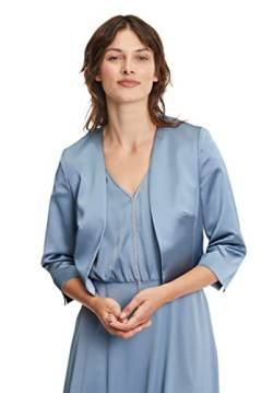 Vera Mont Damen Bolero-Jacke mit Kellerfalten Bluish Grey,34 von Vera Mont