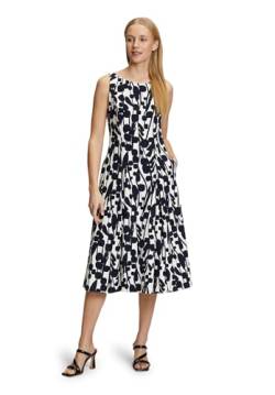 Vera Mont Damen 0291/4137 Kleid, Cream/Dark Blue, 36 von Vera Mont