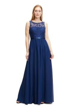 Vera Mont Damen Cocktailkleid mit Spitze Festival Blue,40 von Vera Mont