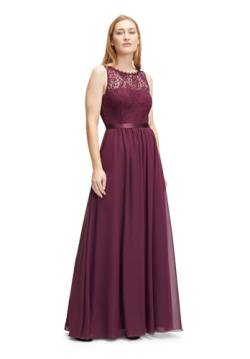 Vera Mont Damen Cocktailkleid mit Spitze Shiny Bordeaux,38 von Vera Mont