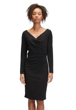 Vera Mont Damen Cocktailkleid mit V-Ausschnitt Schwarz,36 von Vera Mont