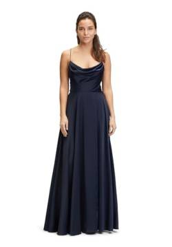 Vera Mont Damen Abendkleid mit Wasserfallausschnitt Night Sky,40 von Vera Mont