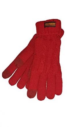 G35 Thermo-Handschuh für Damen, rot, One size von Vera Tucci