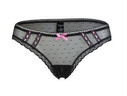 Damen Slip sexy Damen Panty Ouvertslip - Open Back Lace Panty (2XL) von Verano