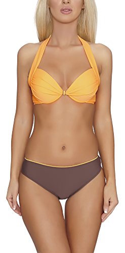 Verano Damen Bikini 1L2SS31 (Orange/Braun, 42) von Verano