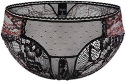 Verano Damen Slip sexy Damen Panty Ouvertslip - Open Back Lace Panty (XXL) von Verano