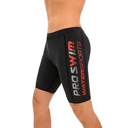 Veranobreeze Herren-Badeanzug Jammer Swimming Competition Pants Endurance Long Racing Training Badeanzug（Limettengrau + Dunkelrot2， XL） von Veranobreeze