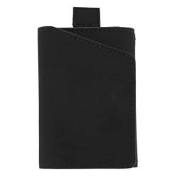 Verdant Touch Leder Trifold Wallet Minimalistische Geldbörse Leder Kreditkartenhalter Münzgeldbörse Tragbar Multi Funktion Kartenhalter Brieftasche für Männer Frauen Schwarz, mehrfarbig, 60_x_180_cm von Verdant Touch