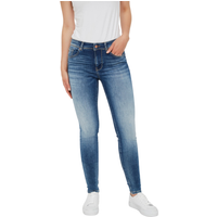 Vero Moda Damen Jeans VMLUX RI310 Slim Fit - Blau - Medium Blue Denim von Vero Moda