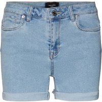 Vero Moda Damen Shorts VMLUNA Slim Fit Schwarz Blau von Vero Moda