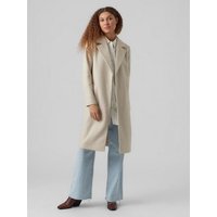 Vero Moda Langmantel Eleganter Mantel mit Bindegürtel Legere Coat Winterjacke 6782 in Braun-4 von Vero Moda