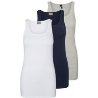 Vero Moda Tanktop Long Tank Top (3-tlg) (3 Stück) lang, elastische Baumwollqualität von Vero Moda