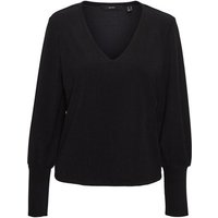 Vero Moda V-Ausschnitt-Pullover VMPILA LS V-NECK TOP JRS BF von Vero Moda