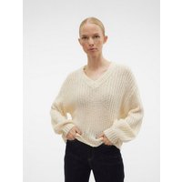 Vero Moda V-Ausschnitt-Pullover VMTHUNDER LS V-NECK PULLOVER GA BF von Vero Moda