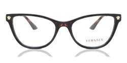 Brille Versace VE 3309 108 Havanna, 54/18/140 von Versace