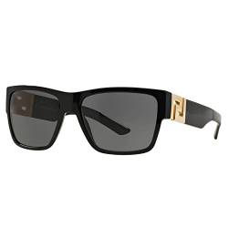 Versace 0VE4296 GB1/87 59 (VER9) Men's Black Sunglasses von Versace