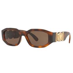 Versace 0VE4361 521773 53 (VER10) Men's Havana Sunglasses von Versace