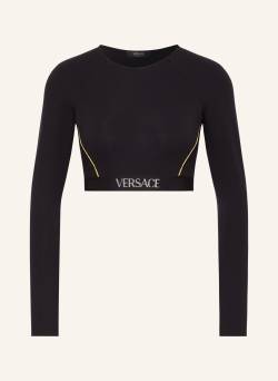 Versace Cropped-Top schwarz von Versace