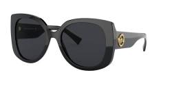 Versace Damen 0VE4387 Sonnenbrille, Black/Grey, 56/19/140 von Versace