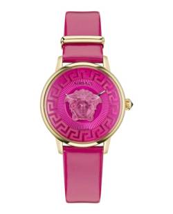 Versace Damen-Uhren Analog Quarz One Size Fuchsia 32023538 von Versace