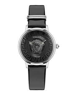 Versace Damen-Uhren Analog Quarz One Size Schwarz 32023538 von Versace