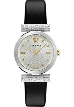 Versace Damen-Uhren Analog Quarz One Size Schwarz 32023544 von Versace