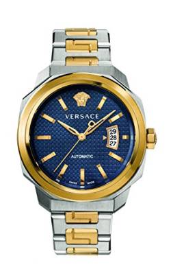 Versace Herren Analog Automatik Uhr mit Edelstahl Armband VAG030016 von Versace