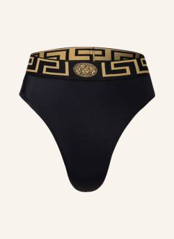 Versace High-Waist-Bikini-Hose schwarz von Versace