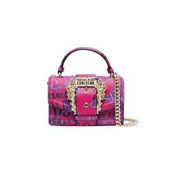 Versace JEANS COUTURE D Schulterriemen Mini-Fantasia Schnalle Logo uni, Rosa von Versace