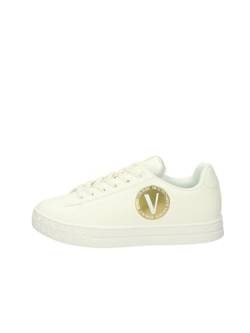 Versace Jeans Couture Sneakers Damen 75VA3SK3 Court Weiß, Weiß, 39 EU von Versace