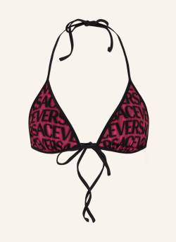 Versace Triangel-Bikini-Top Zum Wenden pink von Versace