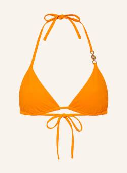 Versace Triangel-Bikini-Top orange von Versace