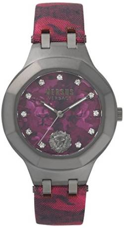 Versus by Versace Damen Analog Quarz Uhr mit Leder Armband VSP350117 von Versus by Versace